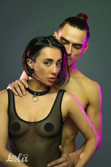 Черно-красный ошейник Cabaret Черно-красный ошейник Cabaret