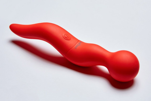 Красный жезловый вибромассажёр Cassi - 21 см. Красный жезловый вибромассажёр Cassi - 21 см.