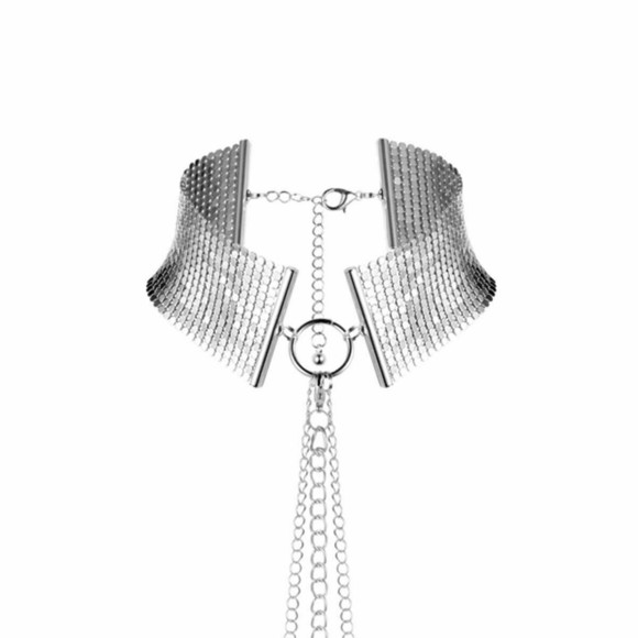 Серебристый ошейник с цепочками Desir Metallique Collar Серебристый ошейник с цепочками Desir Metallique Collar