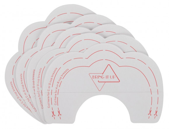 Набор из 5 прозрачных пар тейпов для груди Набор из 5 прозрачных пар тейпов для груди