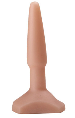Классический анальный плаг телесного цвета - 11,5 см. Классический анальный плаг телесного цвета - 11,5 см.