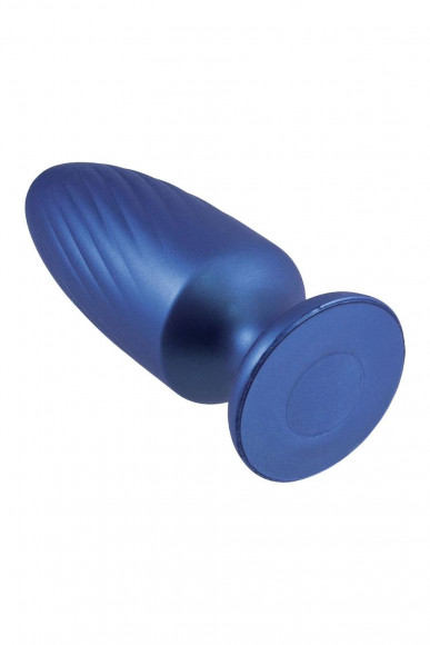 Синяя анальная пробка G Stuck Silicone Anal Plug - 13,5 см.