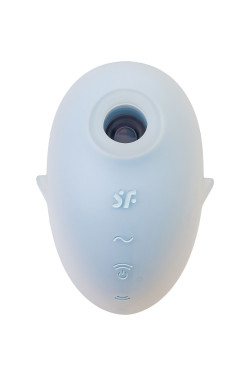 Голубой вакуум-волновой стимулятор клитора с вибрацией Cutie Ghost Голубой вакуум-волновой стимулятор клитора с вибрацией Cutie Ghost