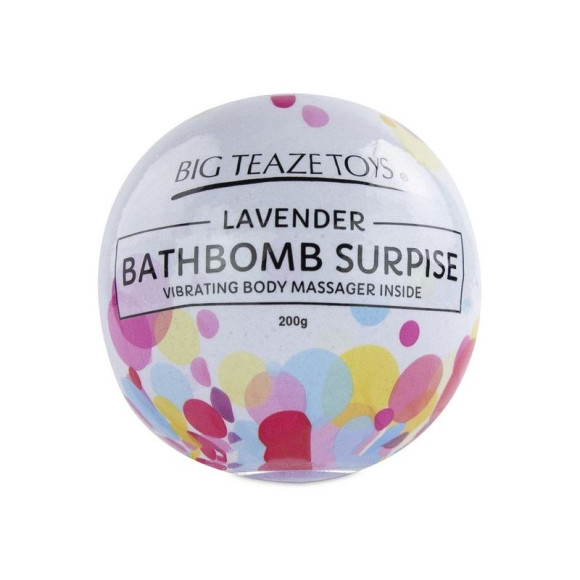 Бомбочка для ванны Bath Bomb Surprise Lavander + вибропуля Бомбочка для ванны Bath Bomb Surprise Lavander + вибропуля