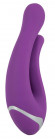 Фиолетовый перезаряжаемый вибратор Javida Double Vibe