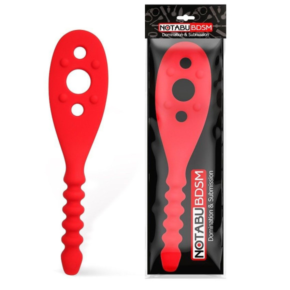 Красная силиконовая шлепалка - 30 см. Красная силиконовая шлепалка - 30 см.