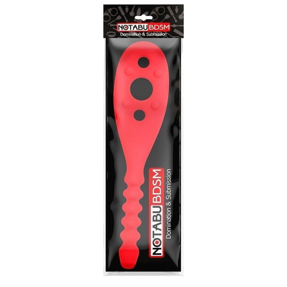 Красная силиконовая шлепалка - 30 см. Красная силиконовая шлепалка - 30 см.