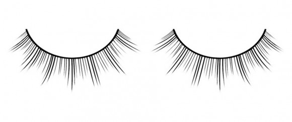 Чёрные накладные с чередованием длины Deluxe