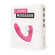 Розовый вибромассажёр с клиторальной стимуляцией Розовый вибромассажёр с клиторальной стимуляцией