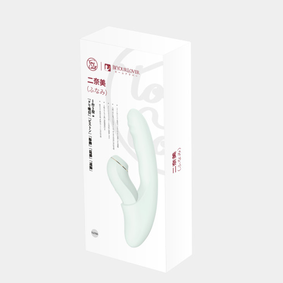 Мятный вибратор-кролик из 2 частей Fatima - 19 см. Мятный вибратор-кролик из 2 частей Fatima - 19 см.