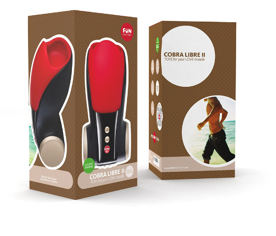 Чёрно-красный вибромастурбатор Cobra Libre 2 Чёрно-красный вибромастурбатор Cobra Libre 2