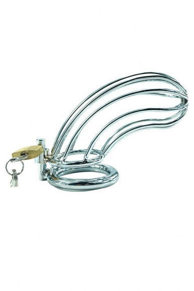 Мужской пояс верности с фиксированным кольцом под мошонку