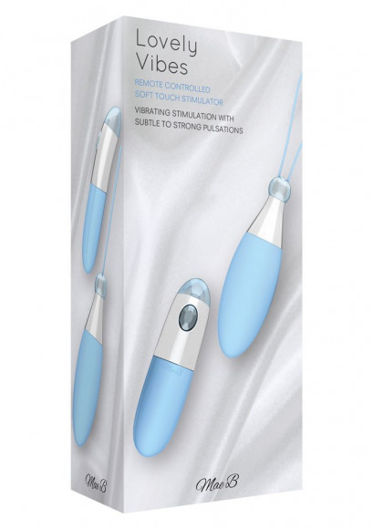 Голубой вибростимулятор Remote Soft Touch Stimulator - 10 см. Голубой вибростимулятор Remote Soft Touch Stimulator - 10 см.