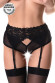Эротические кружевные трусики-пояс c высокой посадкой Iveta Эротические кружевные трусики-пояс c высокой посадкой Iveta