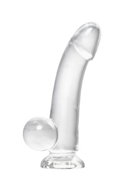 Прозрачный реалистичный фаллоимитатор Cryst - 15 см. Прозрачный реалистичный фаллоимитатор Cryst - 15 см.